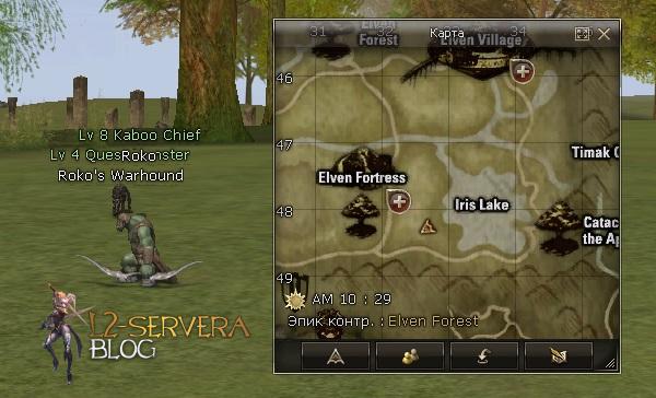 Квест на НГ пушку и соски для светлых эльфов 10 лвл 12 Kaboo Chief Roko NPC