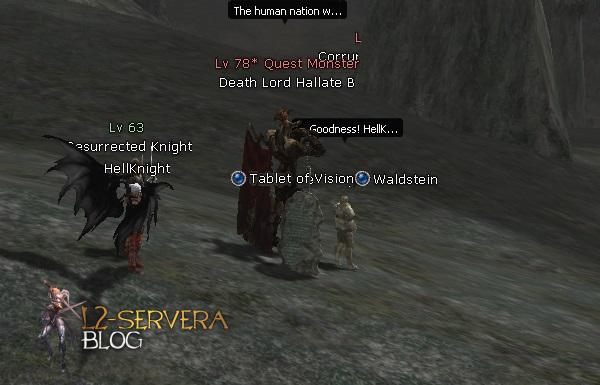 Death Lord Hallate NPC