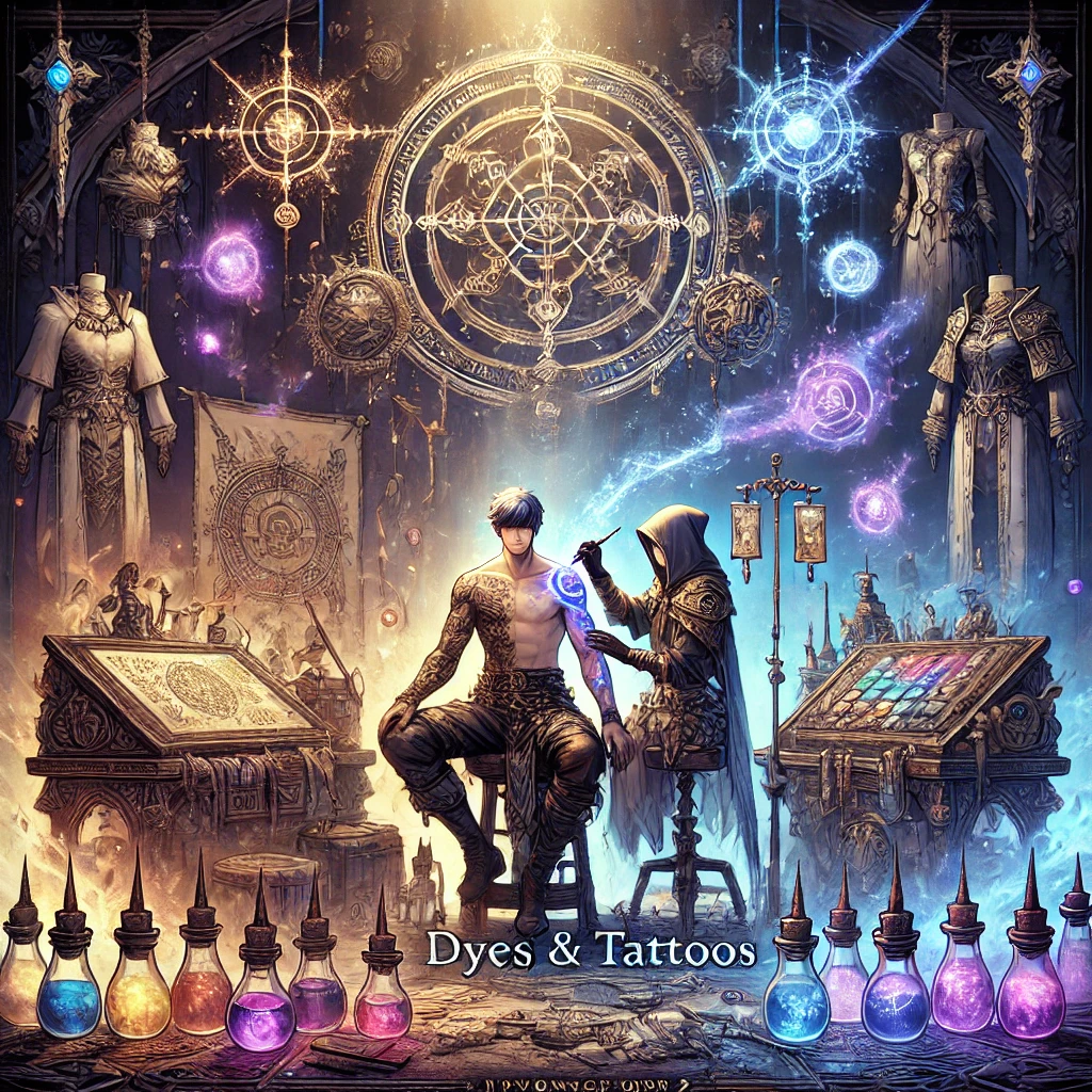 Краски и татуировки в Lineage 2 – Dyes and Symbols