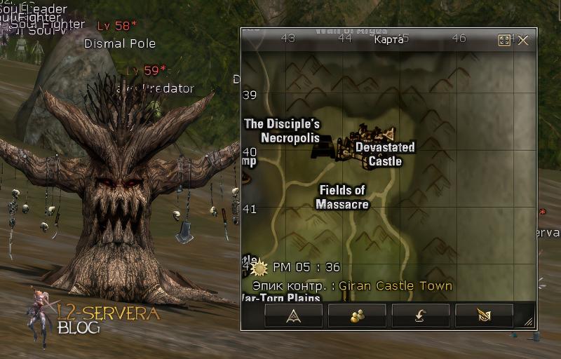 Dismal Pole 58 lvl – ID 21004