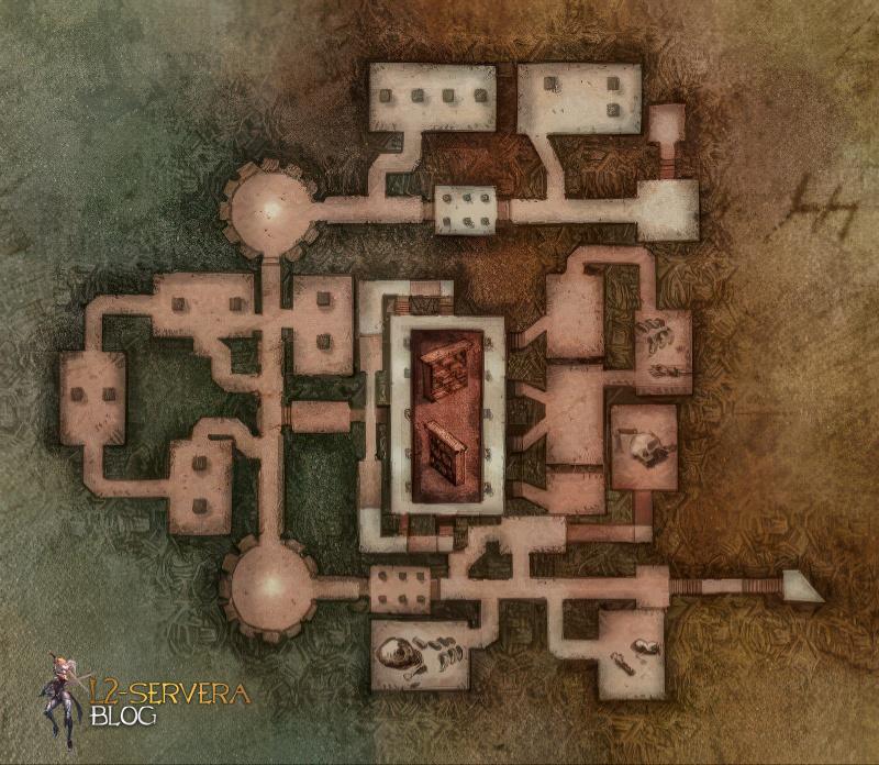 Локация Elven Ruins 2 Карта подземелья Elven Ruins