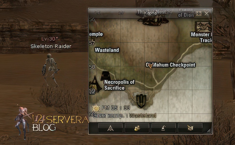 Skeleton Raider 30 lvl – ID 20191